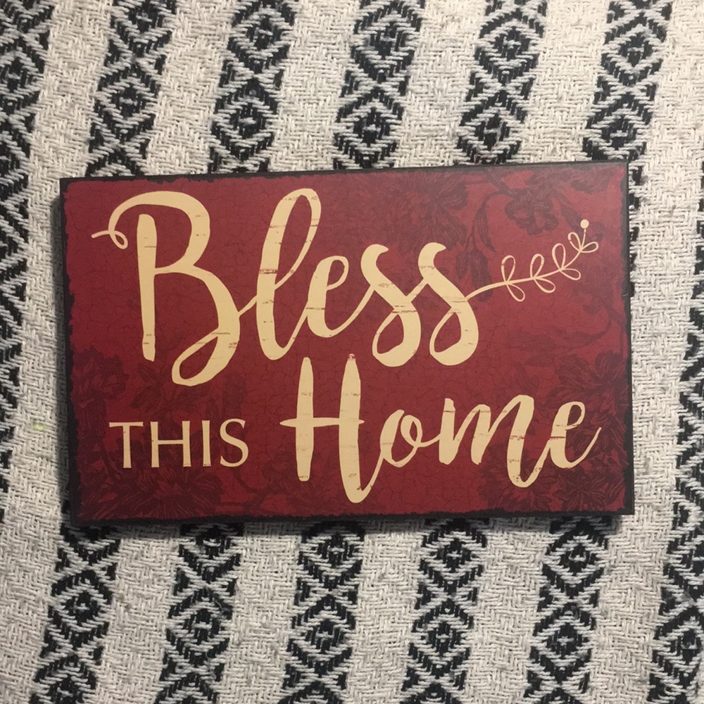 🆕🏠HOBBY LOBBY ‘Bless this Home’ Sign Wall Decor
